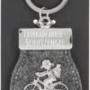 Depesche 11348 Schutzengel Schlüsselanhänger Aus Filz 010 Fahrradfahrer Grau