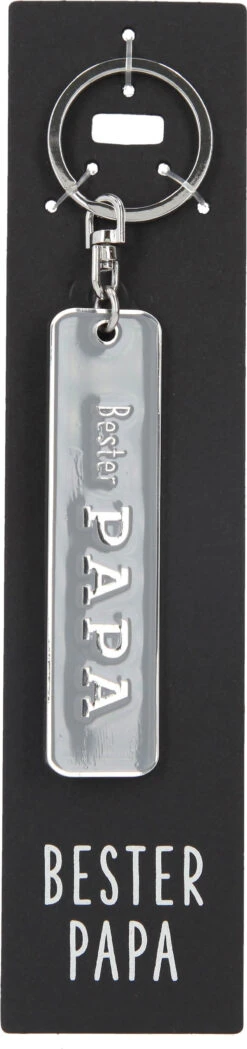 Depesche 11807 Schlüsselanhänger Vergiss Mich Nicht - 012 BESTER PAPA