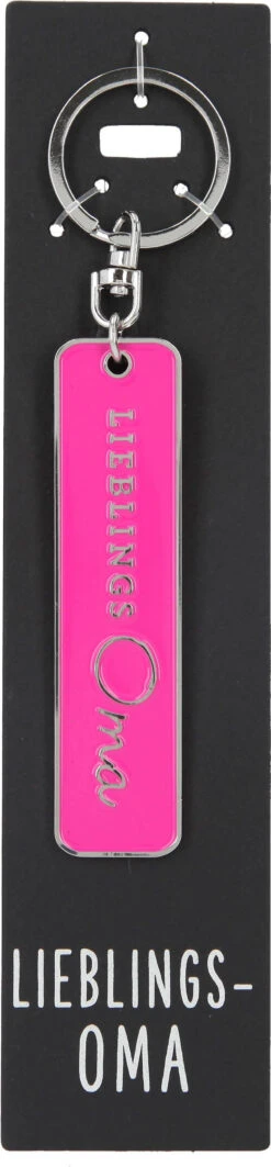 Depesche 11807 Schlüsselanhänger Vergiss Mich Nicht - 014 LIEBLINGS OMA