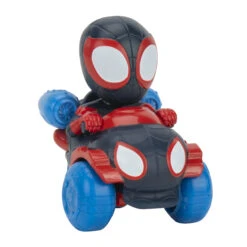 JAZWARES Spider-Man Spidey Amazing Friends Mystery Vehicle Sammelfahrzeug SNF0045 -Nici || Wild Republic || Depesche Verkäufe 0191726408390 Spidey Friends Blind Vehicles Amazing Minis SNF0045 Miles Morales Spider Man 3 Qrt Right 01