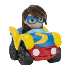 JAZWARES Spider-Man Spidey Amazing Friends Mystery Vehicle Sammelfahrzeug SNF0045 -Nici || Wild Republic || Depesche Verkäufe 0191726408390 Spidey Friends Blind Vehicles Amazing Minis SNF0045 Ms Marvel 3 Qrt Right 01