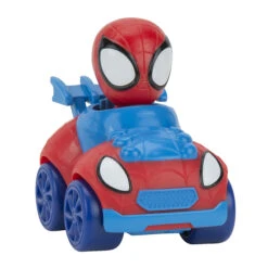 JAZWARES Spider-Man Spidey Amazing Friends Mystery Vehicle Sammelfahrzeug SNF0045 -Nici || Wild Republic || Depesche Verkäufe 0191726408390 Spidey Friends Blind Vehicles Amazing Minis SNF0045 Spidey 3 Qrt Right 01