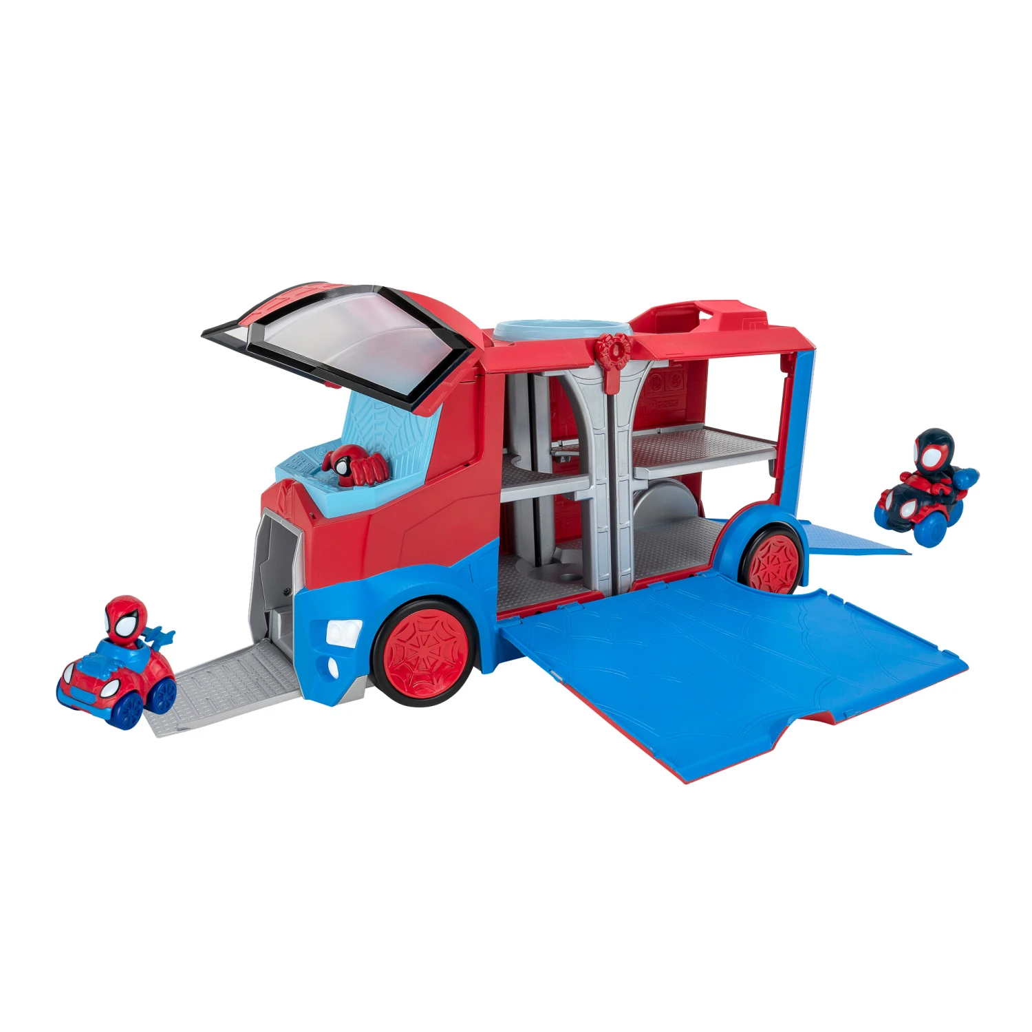 JAZWARES Spider-Man Spidey Amazing Friends Großer Spinnennetz Transporter 35cm SNF0051 4 JAZWARES Spider-Man Spidey Amazing Friends Großer Spinnennetz Transporter 35cm SNF0051 – Bild 2