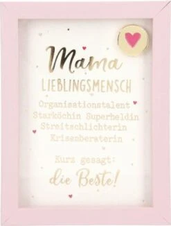Depesche 11626_021 Komplimente Im Bilderrahmen Mama Lieblingsmensch...