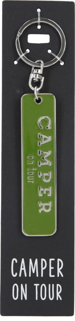 Depesche 11807 Schlüsselanhänger Vergiss Mich Nicht - 026 CAMPER ON TOUR