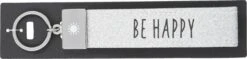 Depesche 4298 Glücksfilz Schlüsselband Anhänger 050 Be Happy (Glitzer)