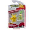 Jazwares PKW0139 Pokemon Battle Figuren Pack - Pikachu + Endivie