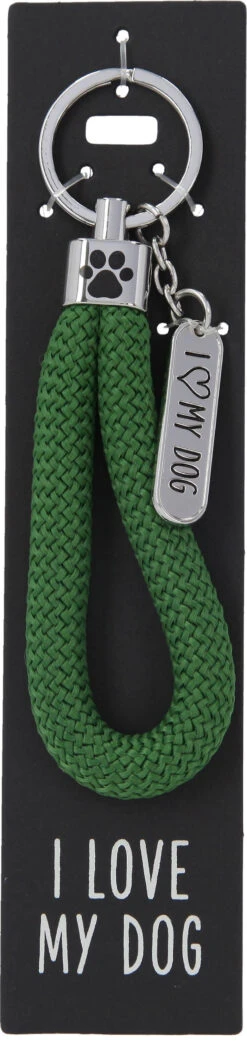 Depesche 11807 Schlüsselanhänger Vergiss Mich Nicht - 089 I LOVE MY DOG