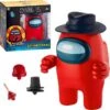 Among Us Action Figur Ca. 20cm Im Display Inkl. 5 Gegenstände Serie 1 - Rot