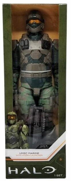 HALO Actionfigur Spielset Ca 30cm Welle 1 - UNSC Marine & Hydra Launcher HLW0025