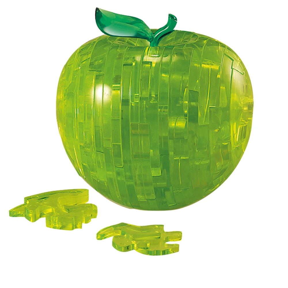 HCM Kinzel Crystal Puzzle 3D - Apfel Grün 44 Teile Ca. 10cm 103025 3 HCM Kinzel Crystal Puzzle 3D - Apfel Grün 44 Teile Ca. 10cm 103025