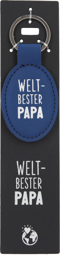 Depesche 11807 Schlüsselanhänger Vergiss Mich Nicht - 106 WELTBESTER PAPA