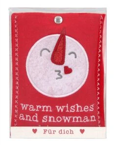 Depesche 10778 Handwärmer In Fleecehülle - Motiv Warm Wishes