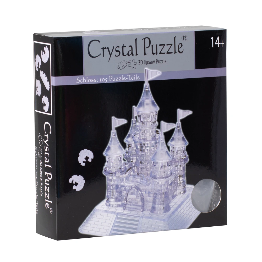 HCM Kinzel Crystal Puzzle 3D - Großes Schloss 105 Teile 15 Cm Hoch 109002 4 HCM Kinzel Crystal Puzzle 3D - Großes Schloss 105 Teile 15 Cm Hoch 109002 – Bild 2