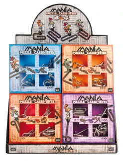 Eureka 3D Puzzle Mania Metallpuzzle Stufen 1-3 (orange) 473201