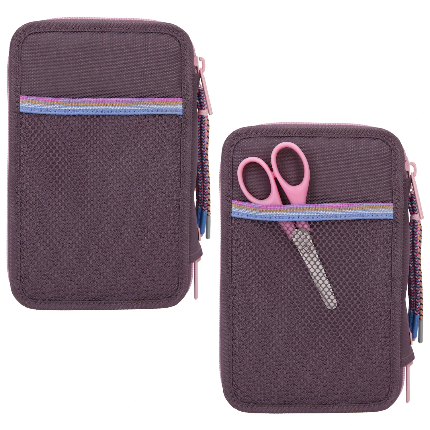 Depesche 11534 TOPModel 3-Fach Federtasche COLLEGE Modelprint Pflaume 11 Depesche 11534 TOPModel 3-Fach Federtasche COLLEGE Modelprint Pflaume – Bild 9