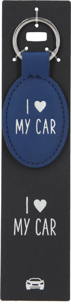 Depesche 11807 Schlüsselanhänger Vergiss Mich Nicht - 116 I (HEART) MY CAR