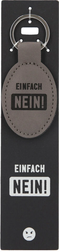 Depesche 11807 Schlüsselanhänger Vergiss Mich Nicht - 118 EINFACH NEIN!