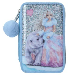 Depesche 11988 TOPModel 3-Fach Federtasche ICEWORLD Eisprinzessin Mit Eisbär -Nici || Wild Republic || Depesche Verkäufe 11988 2