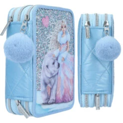 Depesche 11988 TOPModel 3-Fach Federtasche ICEWORLD Eisprinzessin Mit Eisbär -Nici || Wild Republic || Depesche Verkäufe 11988 3