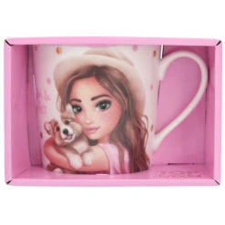 Depesche 12027 TOPModel Tasse Becher CORGI Hund & Hayden Rosa Geschenkverpackung -Nici || Wild Republic || Depesche Verkäufe 12027 2