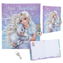 Depesche 12054 TOPModel Tagebuch Mit Schloss ICEWORLD Eisprinzessin Mit Eisbär