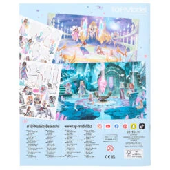 Depesche 12061 TOPModel Stickerworld ICEWORLD Eisprinzessin Eisbär Aufkleberspaß -Nici || Wild Republic || Depesche Verkäufe 12061 6