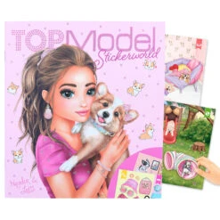 Depesche 12067 TOPModel Stickerworld CORGI Hund & Hayden Aufkleber-Spaß