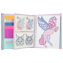 Depesche 12079 TOPModel Sticker Your Picture Fantasy Stickerbuch Aufkleberspaß -Nici || Wild Republic || Depesche Verkäufe 12079 05