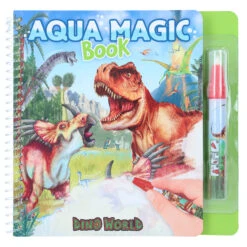 Depesche 12095 Dino World Aqua Magic Book Saurier-Mal-Magie Mit Wasserstift -Nici || Wild Republic || Depesche Verkäufe 12095 2