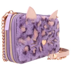 Depesche 12149 TOPModel 2-Fach Federtasche Zum Umhängen LILAC LEO LOVE Katze -Nici || Wild Republic || Depesche Verkäufe 12149 3