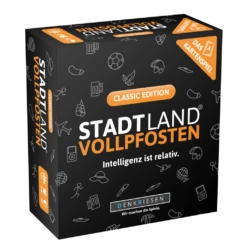 Stadt Land Vollpfosten Classic Edition Das Kartenspiel Ab 12 Jahren Reisespiel