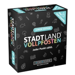 Stadt Land Vollpfosten Junior Edition Das Kartenspiel Ab 12 Jahren Reisespiel
