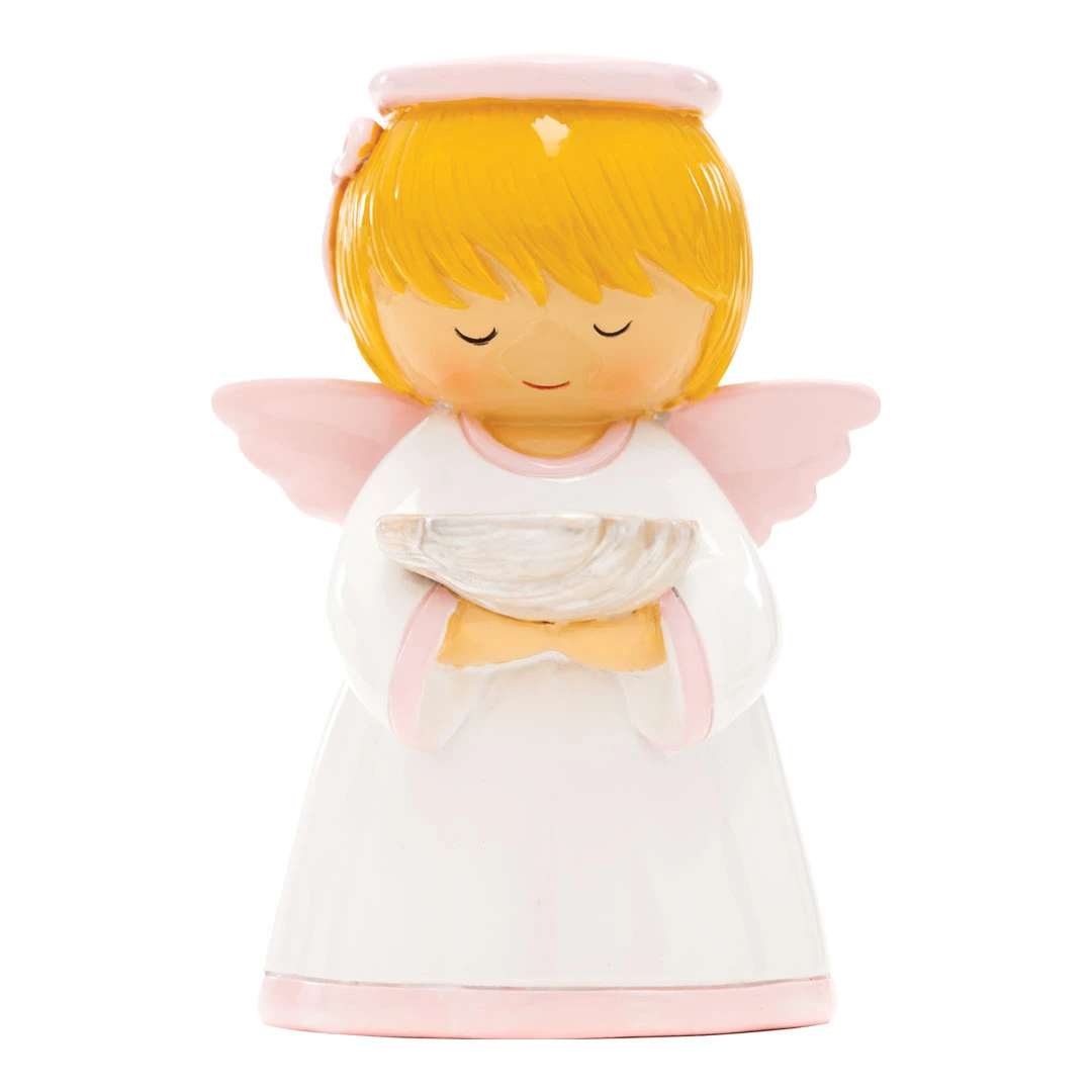 Little Drops Of Water Schutzengel Zur Heiligen Taufe Mit Muschel Rosa 18020 (M) 3 Little Drops Of Water Schutzengel Zur Heiligen Taufe Mit Muschel Rosa 18020 (M)