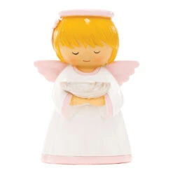 Little Drops Of Water Schutzengel Zur Heiligen Taufe Mit Muschel Rosa 18019 (S)