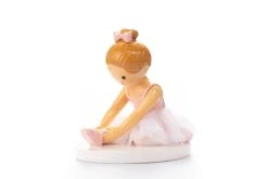 Little Drops Of Water Ballerina Im Rosa Tutu Ballett Dehnen Sitzen 18086