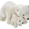 Wild Republic 19441 Eisbär Mit Kind Ca 40 Cm Plüsch Mit Öko-Füllung