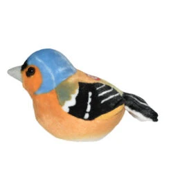 Wild Republic 19484 Buchfink/Chaffinch Mit Naturgetreuem Sound Plüsch Ca 17cm