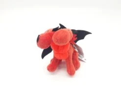 Nici 89937 Schlüsselanhänger Doppelkopfdrache Rot Ca 10cm Plüsch Taiwan Limited