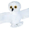 Wild Republic 21434 Huggers Plüschtier Mit Schnapparmband 20cm - Schneeeule