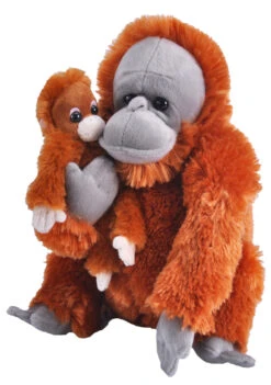 Wild Republic 23476 Orang Utan Mit Baby Mutter & Kind Ca 30cm Plüsch