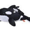 Wild Republic 24095 Schwertwal Mit Kind Ca 40 Cm Plüsch Mit Öko-Füllung -Nici || Wild Republic || Depesche Verkäufe 24095 Mom and Baby Orca