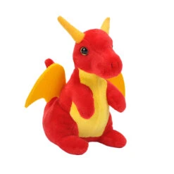 Wild Republic 25143 Pocketkins Drache Rot-gelb Dragon Red-yellow Ca 12cm Plüsch