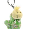 Nici 25818 Schlüsselanhänger Flibbies Raupe Wurm Grün Kringel Ca 12cm Plüsch -Nici || Wild Republic || Depesche Verkäufe 25818