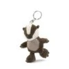 Nici 27468 Schlüsselanhänger Dachs Ca 10cm Plüsch Kuscheltier Forest Friends -Nici || Wild Republic || Depesche Verkäufe 27468