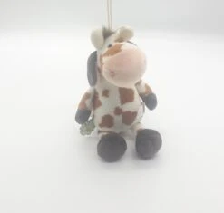 Nici 32163 Anhänger Mit Loop Kuh Crazy Friends Ca 15cm Plüsch -Nici || Wild Republic || Depesche Verkäufe 32163