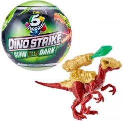 Zuru Dino Strike Sammelfiguren Mit Glow In The Dark - Sammelt Alle 13 Dinos