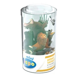 Papo 33020 Mini Tube Savanne / Dschungel 6 Figuren Zum Sofort Losspielen -Nici || Wild Republic || Depesche Verkäufe 33020ROnMb6ufbTv2O