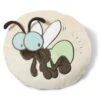 Nici 34068 Kissen Glowing Ringo Glühwürmchen Oval 30x26cm Plüsch Happy Summer