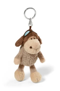 Nici 35712 Schlüsselanhänger Schaf Jolly Dean Mit Fliegermütze Pilot Ca 10cm